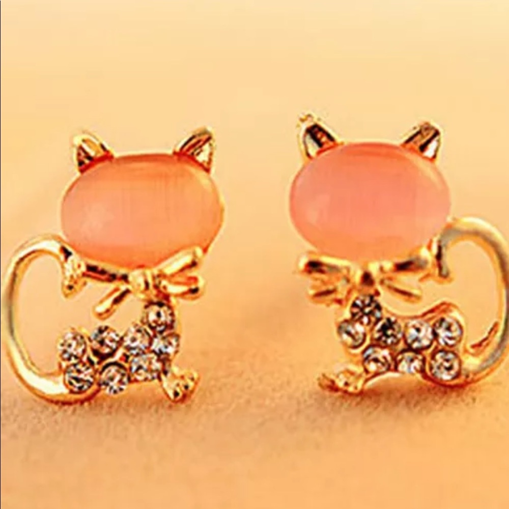 Kitty earrings